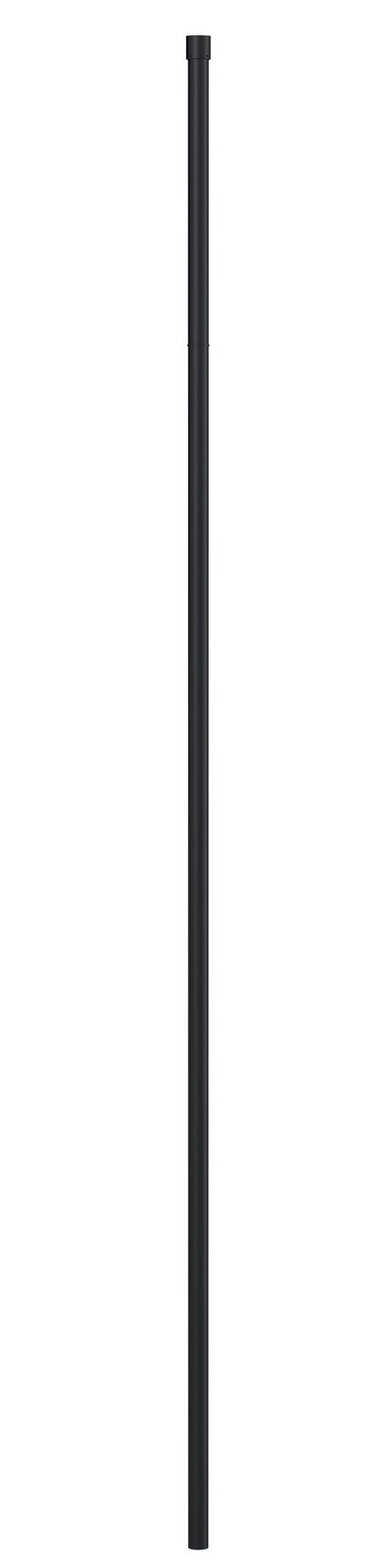NUIE Black Wetroom Screen Ceiling Post