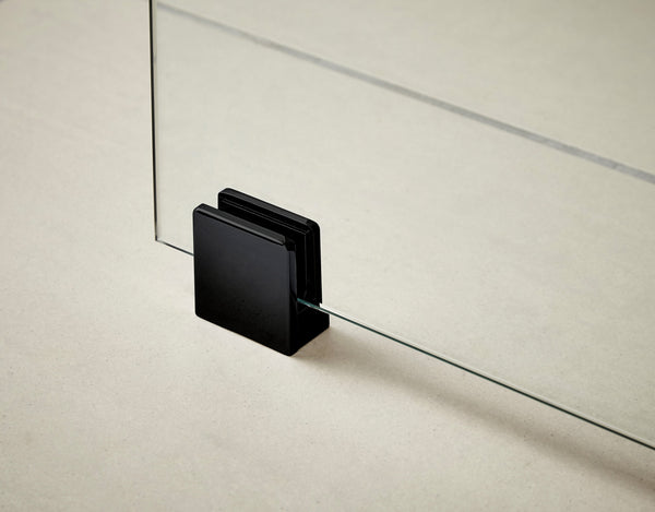 NUIE Black Wetroom Foot and Wall Bracket