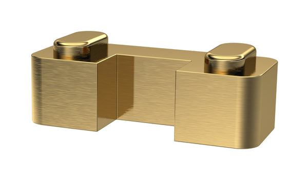 NUIE Brushed Brass Wetroom Screen Support Foot