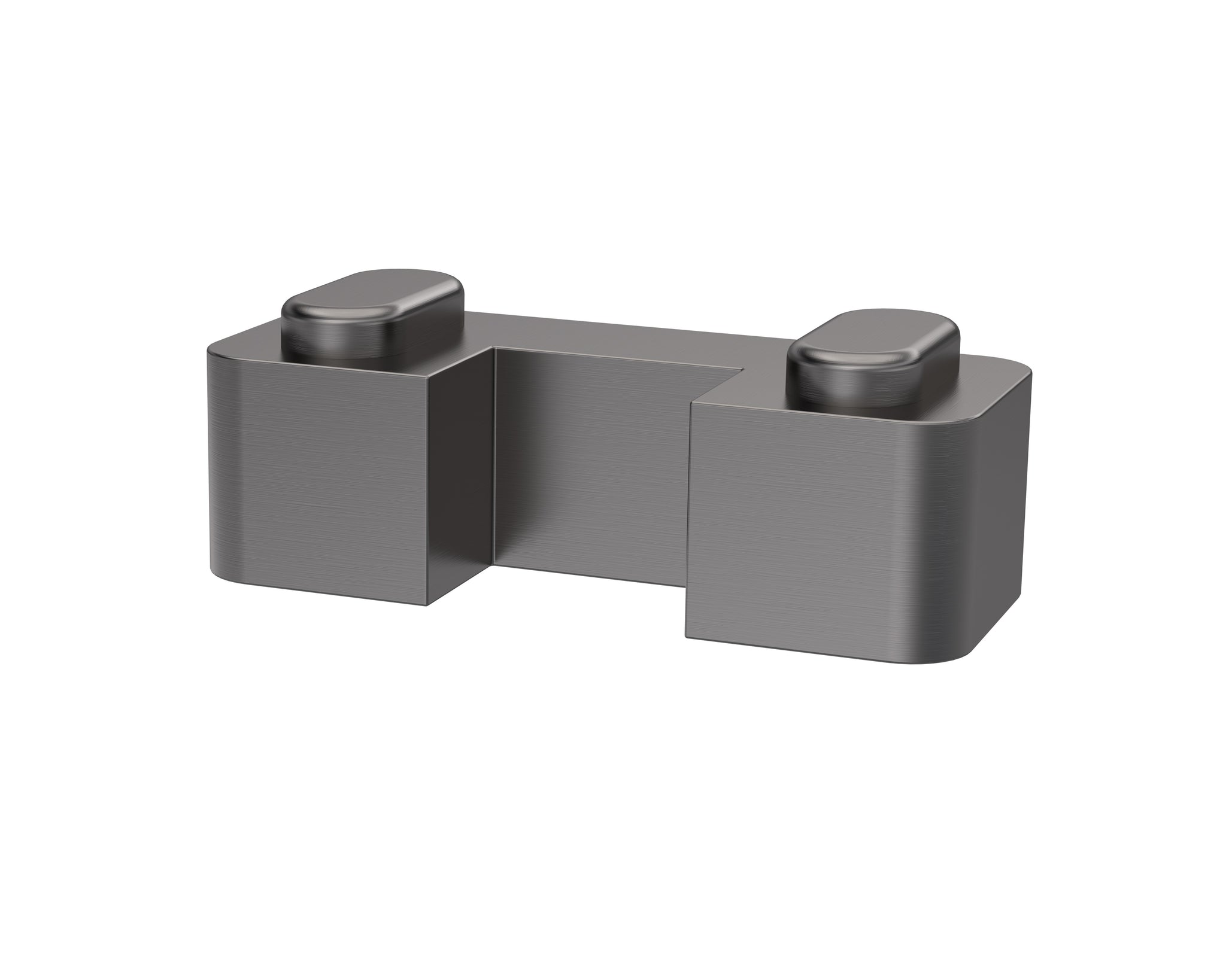NUIE Wetroom Horseshoe Support Foot Gun Metal