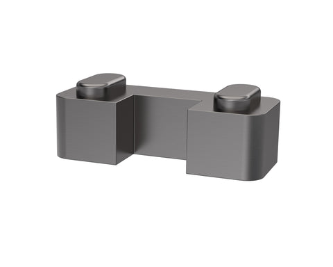 NUIE Wetroom Horseshoe Support Foot Gun Metal