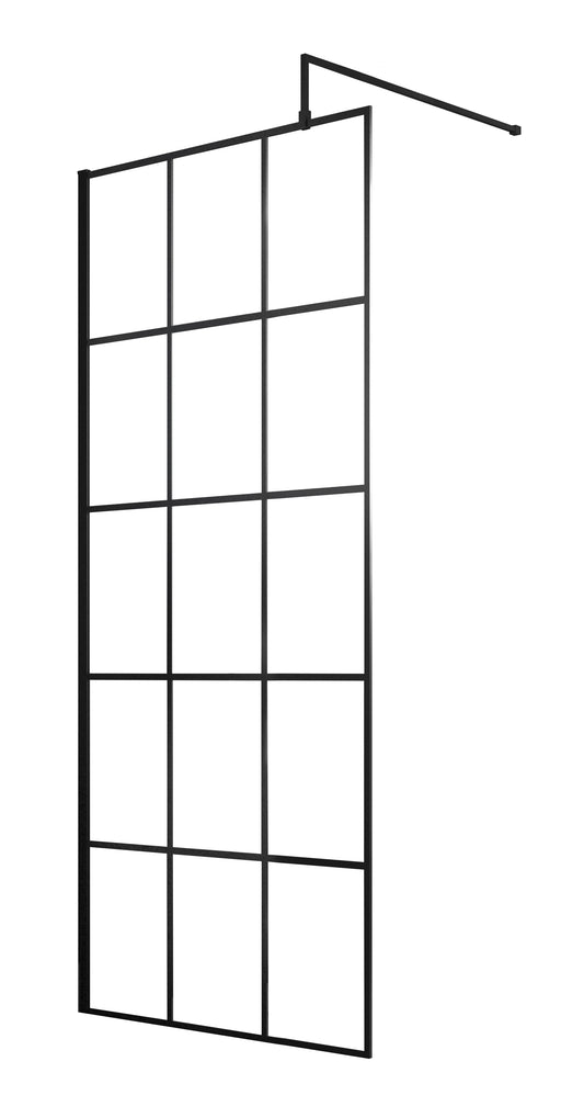 Hudson Reed 800mm Framed Wetroom Screen