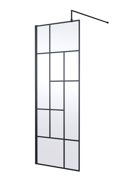 Hudson Reed 760mm Abstract Frame Wetroom Screen