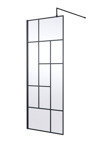 Hudson Reed 800mm Abstract Frame Wetroom Screen