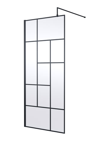 Hudson Reed 900mm Abstract Frame Wetroom Screen
