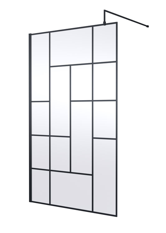 Hudson Reed 1200mm Abstract Frame Wetroom Screen