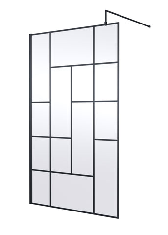 Hudson Reed 1200mm Abstract Frame Wetroom Screen