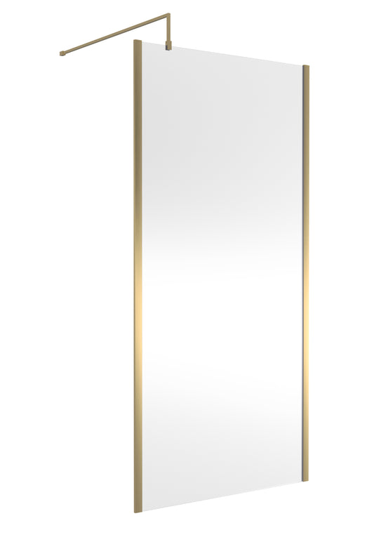 Hudson Reed 1000mm Outer Framed Wetroom Screen with Support Bar