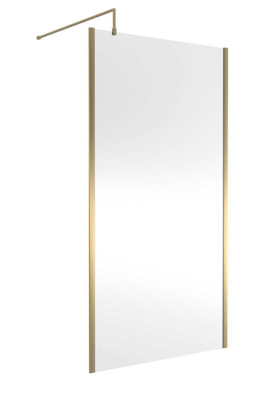 Hudson Reed 1100mm Outer Framed Wetroom Screen with Support Bar