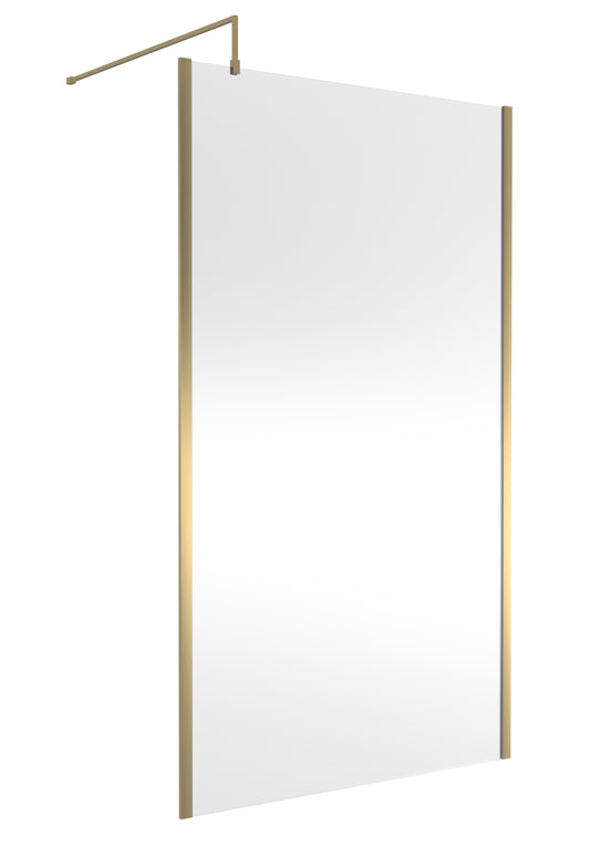Hudson Reed 1200mm Outer Framed Wetroom Screen with Support Bar