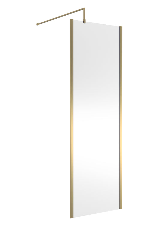 Hudson Reed 700mm Outer Framed Wetroom Screen with Support Bar