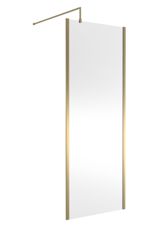Hudson Reed 800mm Outer Framed Wetroom Screen with Support Bar