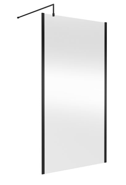 Hudson Reed 1100mm Outer Framed Wetroom Screen with Support Bar