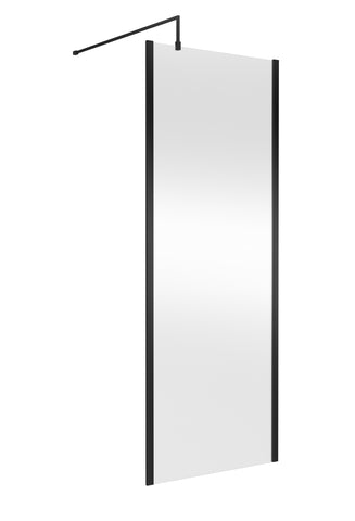 Hudson Reed 800mm Outer Framed Wetroom Screen with Support Bar