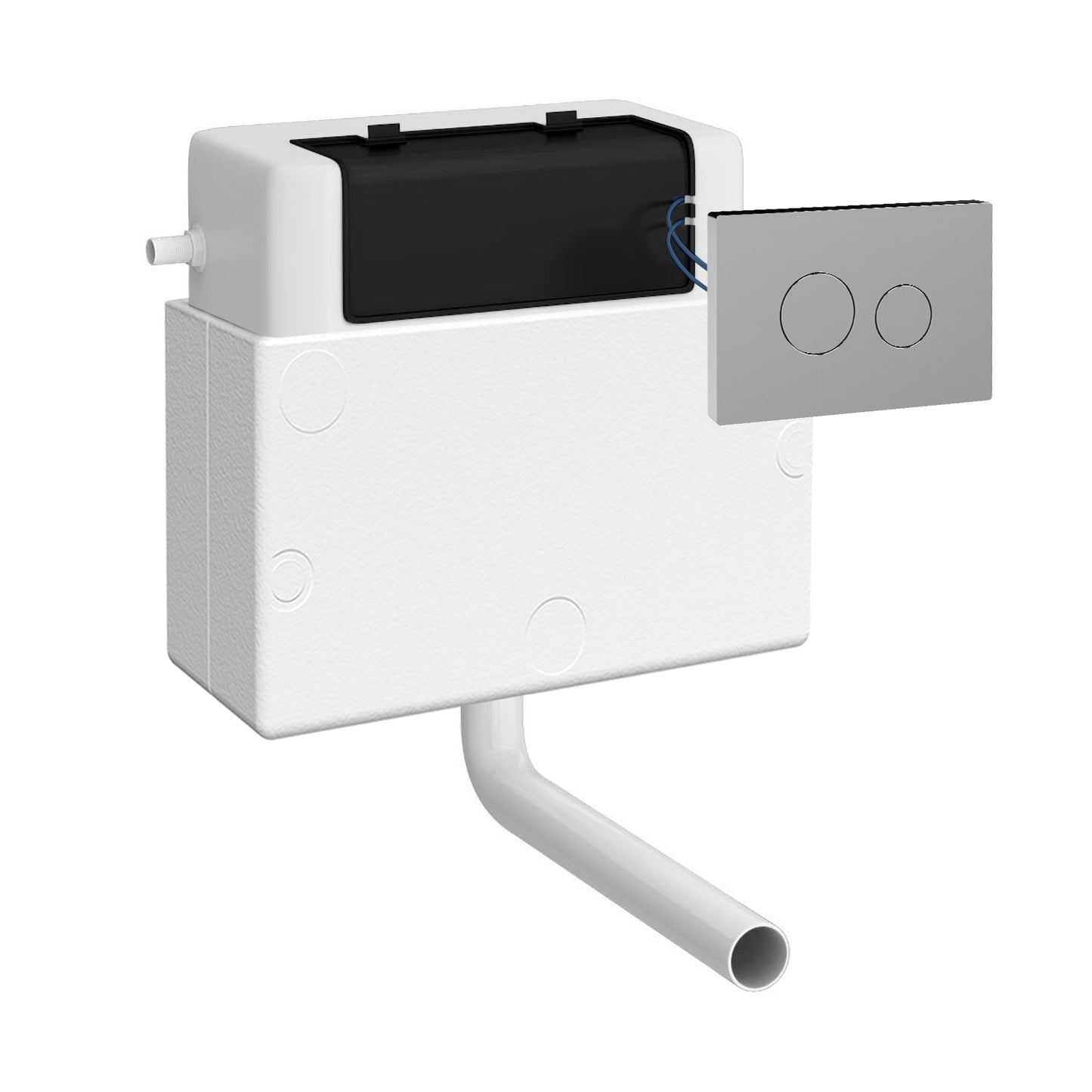 NUIE Pneumatic Dual Flush Universal Access Concealed Cistern