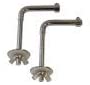 Arley 'L' Shaped Chrome Hinges