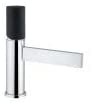 Abode Cyclo Black & Chrome Basin Monobloc Mixer