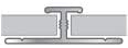 Arley White Wall H Join & Decor Strip