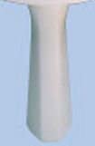 Twyford VC5910WH White Sola Full Pedestal for Wash Basins,