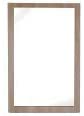 Arley Jade 675x450mm Walnut Mirror