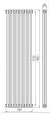 Arley Vital 1800 x 548mm 2 Column White Radiator