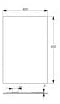 Arley Darcy 600 x 400mm Plain Mirror