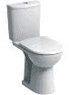 Twyford E11348WH E100 Raised Height Close Coupled Toilet Pan
