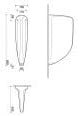 Arley Stirling/Warwick Urinal Divider