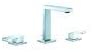 Waterfront Blade 3 Tap Hole Basin Deck Mixer
