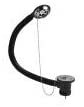Macdee WHO01CP Bath CWO Tidyplug CP Ball Chain