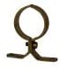 ARLEY 15mm Brass Screw On Pipe Bracket Clip (PB2)