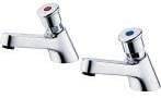 Armitage Shanks S0672AA Sandringham 21 Self Closing Pillar Taps (Pair)