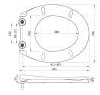 Arley Pluto D Soft Close Quick Release Toilet Seat