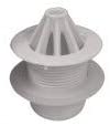 Macdee Unslotted Domed 1.1/2in Urinal Waste