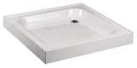 Just Trays Ultracast 900mm x 900mm 4 Upstand Square Shower Tray