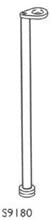 Armitage Shanks S9180MY Stainless Steel 600 mm Center Leg and Top