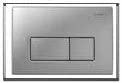 Geberit 115.258.00.1 Kappa50 Dual-Flush Actuator, Brushed Stainless Seel