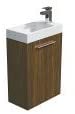 Arley Evora 450mm Wall Mounted Walnut Unit