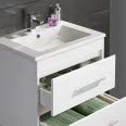 Synergy Quad 600mm White Drawer Vanity Unit