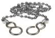 ARLEY 18" No.6 Ball Chain Hook Both Ends Arley Plug & Chains