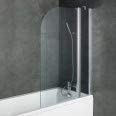 Arley Ralus6 Extended Curved Bath Screen & Panel