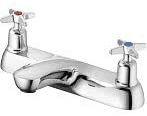 Armitage Shanks B9877AA Sandringham 21 Bath Filler 2 Hole, Crosshead Handles