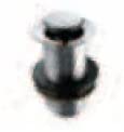 Ideal Standard Unslotted Click Waste - Chrome Plated (S8808 AA)