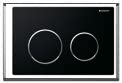Geberit Kappa21 115.240.KM.1 Black/Gloss Chrome Dual Flush Plate