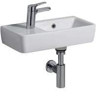 TWY E24405WH E200 WASHBASIN 500X250 1TH RH Shelf