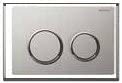 Geberit Kappa21 115.240.KN.1 Matt/Gloss Chrome Dual Flush Plate