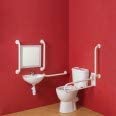Arley Assist Comfort Close Coupled Doc M Pack with Push Button - White Rails