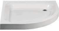 Just Trays A80Q120 White Ultracast 800 x 800 Quad Shower Tray with 55