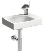 Geberit Xeno 2 Hand-rinse basin with tap hole right, without overflow, 40x28 cm white, 500.529.01.1-500.529.01.1