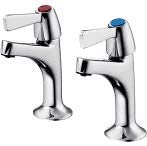 Armitage Shanks B1679AA Alterna 21 High Neck Pillar Taps (Pair)